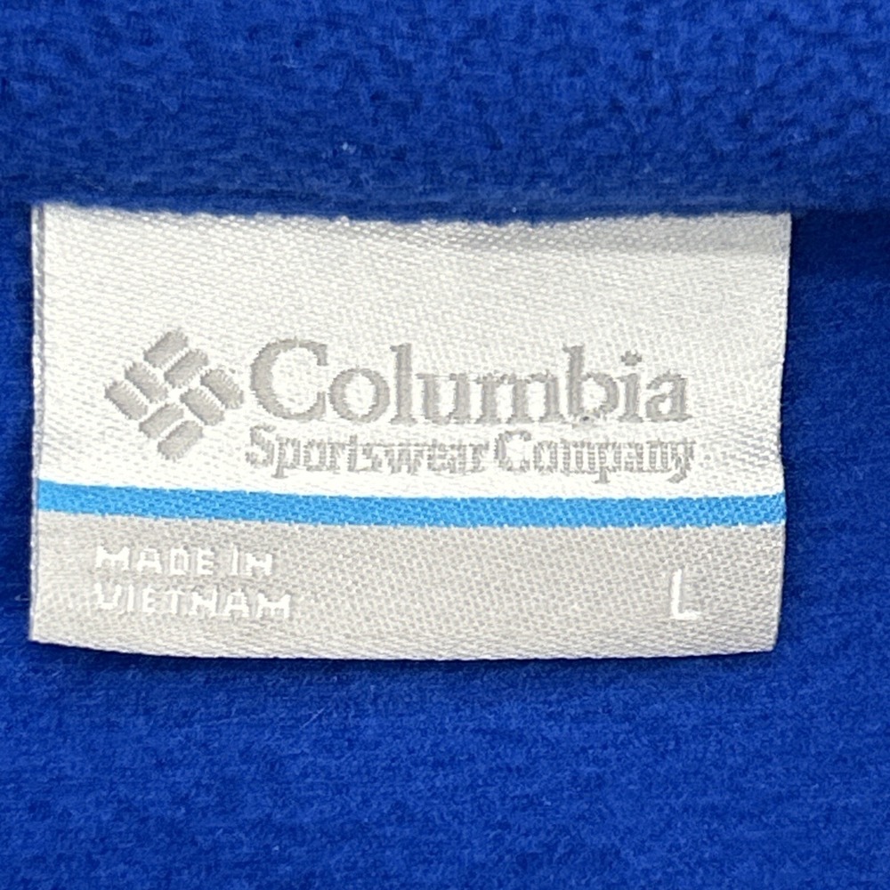 United States Air Force Jacket Women's L Blue Columbia Full Zip Fleece Military‎ - Picture 4 of 10